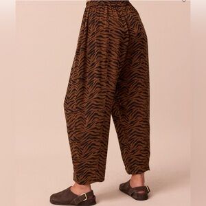 Mabel Cupro Trousers - Limited Edition Tiger Print 🐅